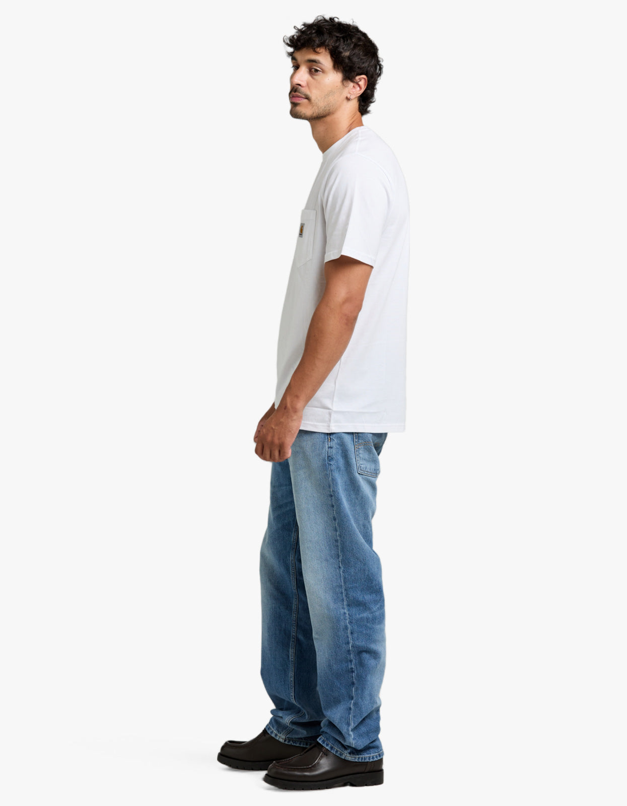 Marlow Pant - Blue (Worn Bleached)