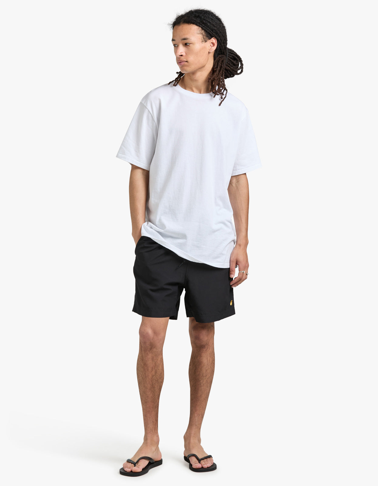 Chase Swim Trunks - Black/Gold