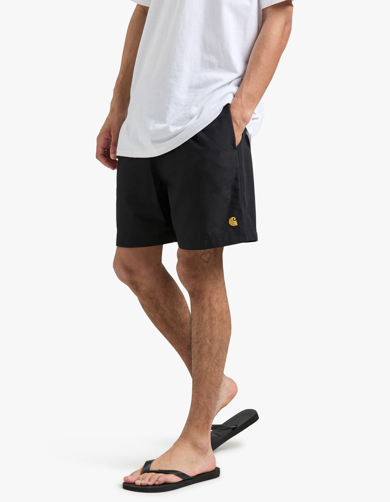 Chase Swim Trunks - Black/Gold