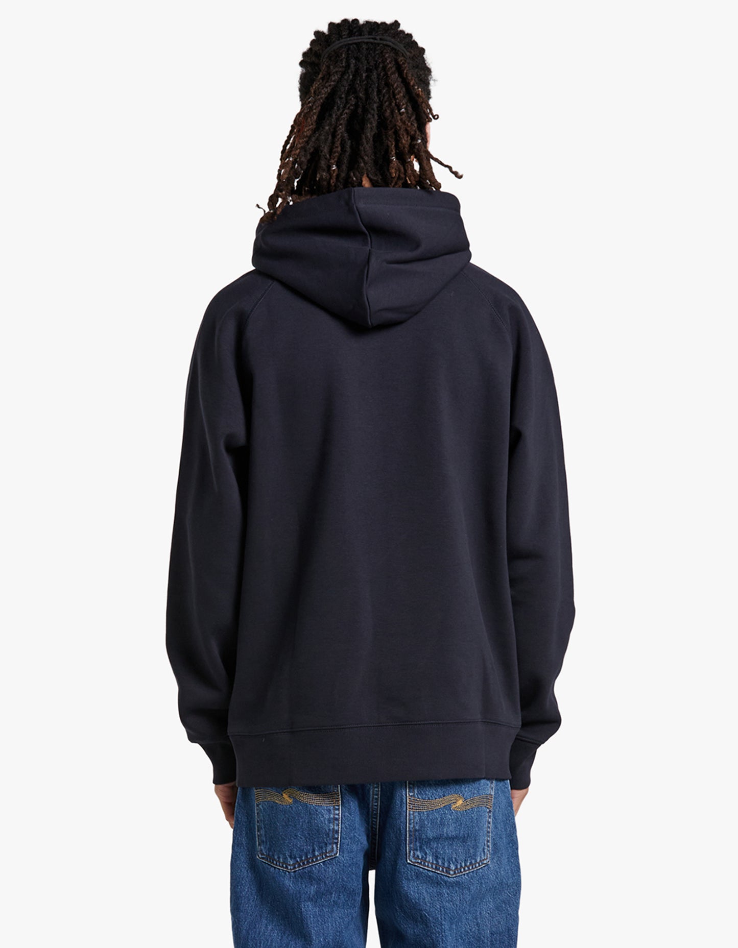 Hooded Chase Sweat - Dark Navy/Gold