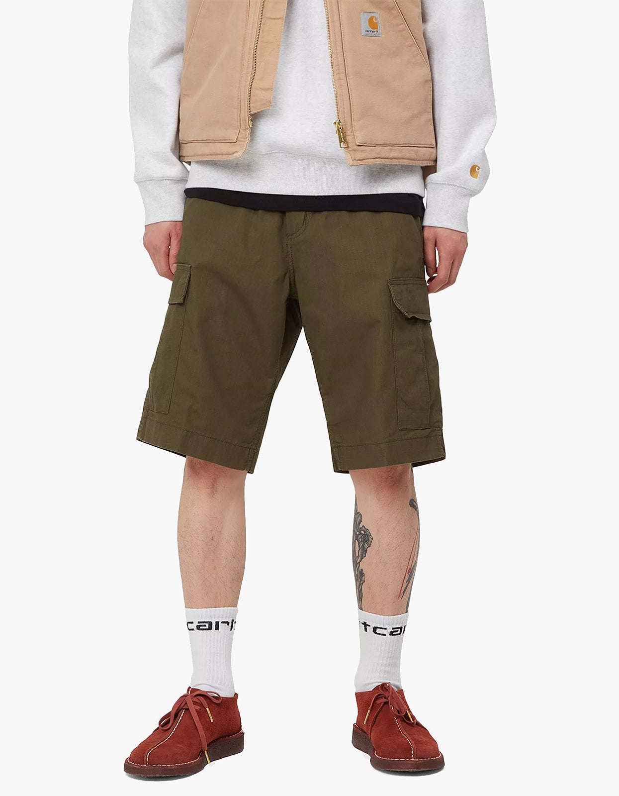 Regular Cargo Short - Cypress Rinsed