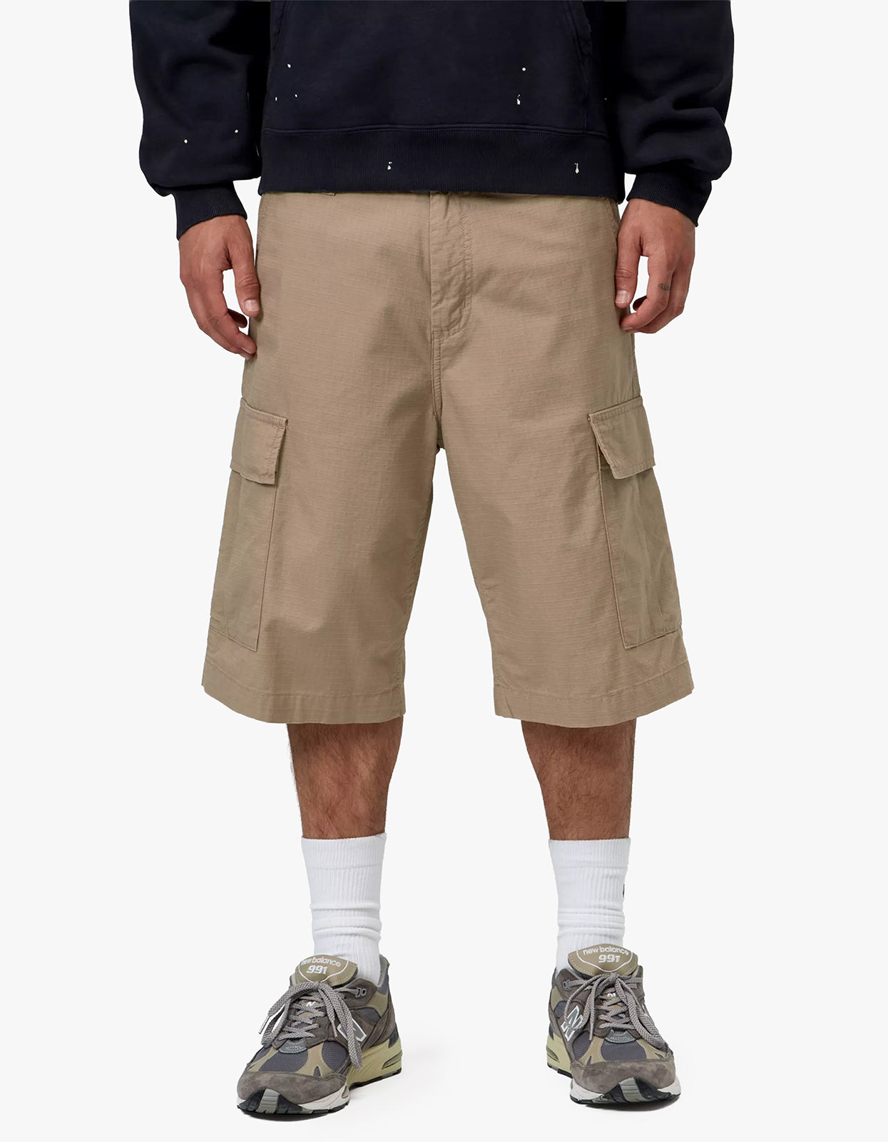 Regular Cargo Short - Leather Rinsed