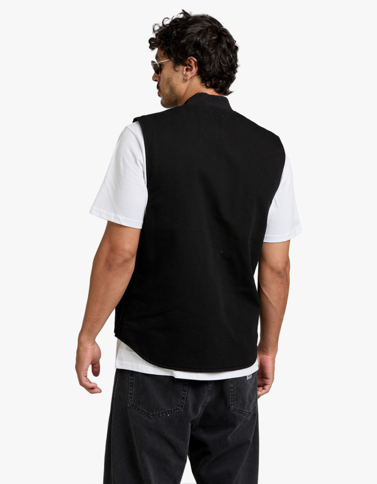 トップス Carhartt CLASSIC VEST - Black (rinsed) Classic Vest - Black Rinsed – Superette
