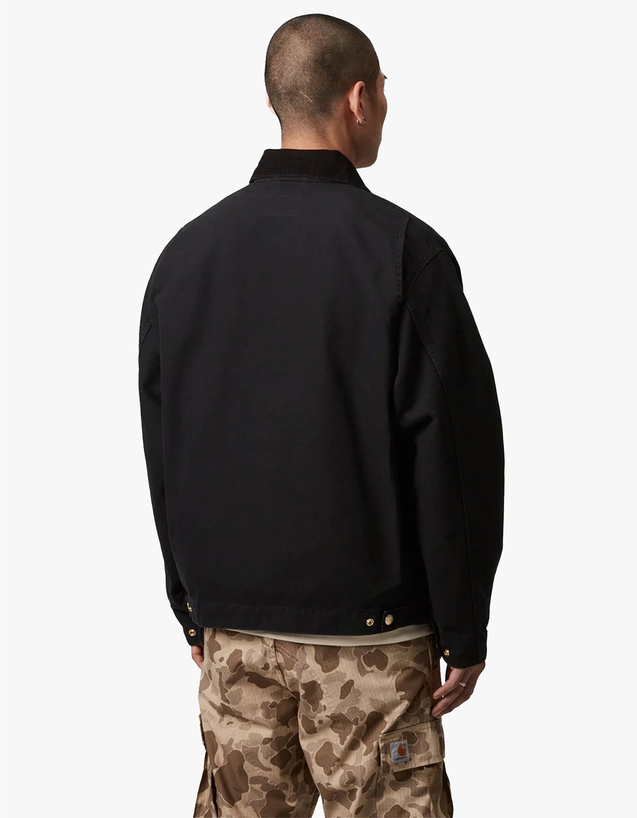 Detroit Jacket - Black/Black Rinsed