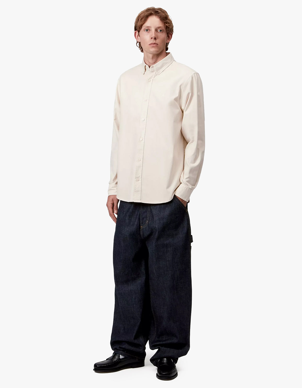 L/S Bolton Shirt - Salt