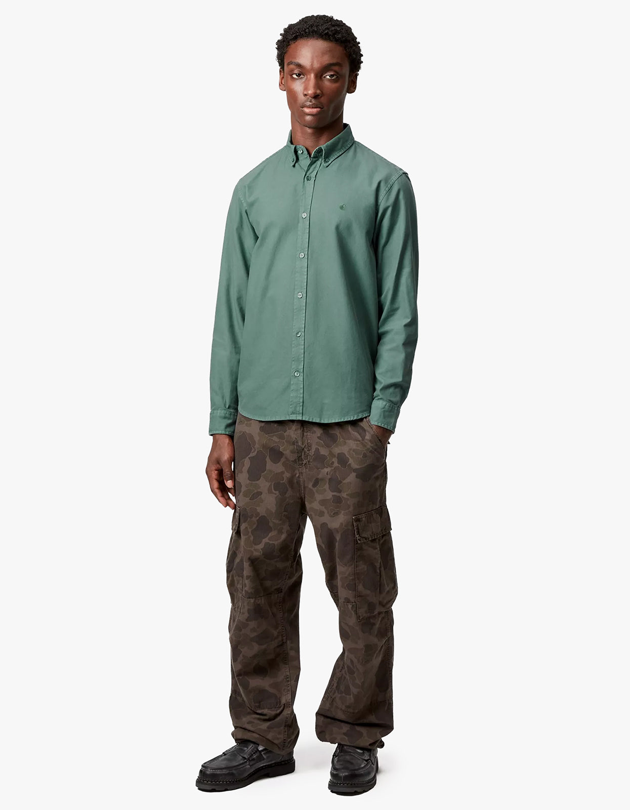 L/S Bolton Shirt - Silver Pine