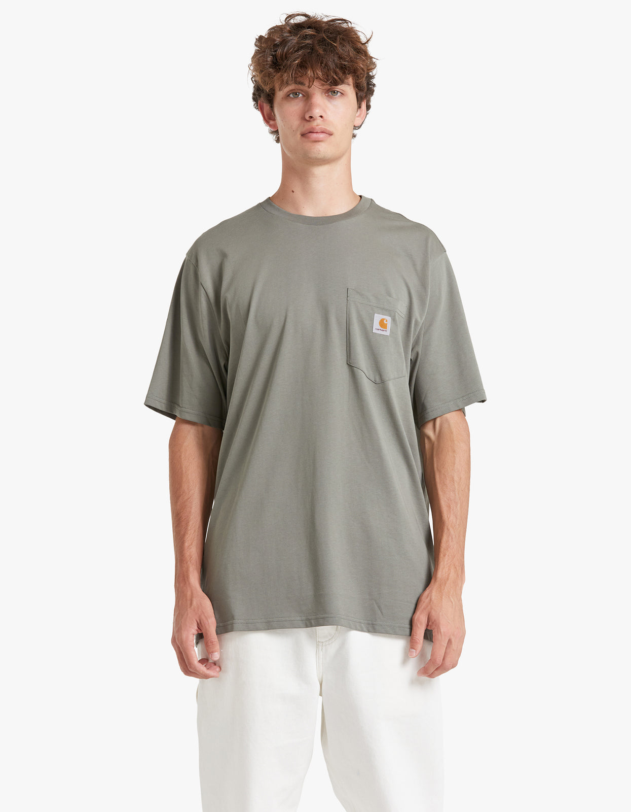 Superette | S/S Pocket T-Shirt - Smoke Green