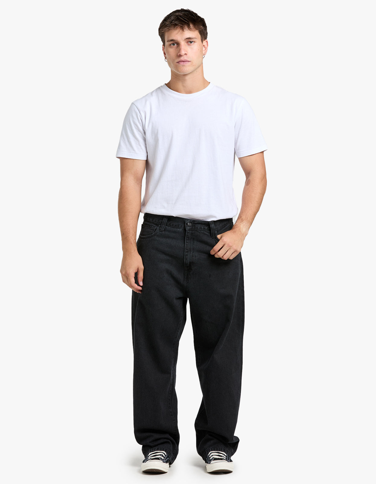 Landon Pant - Black Stone Washed