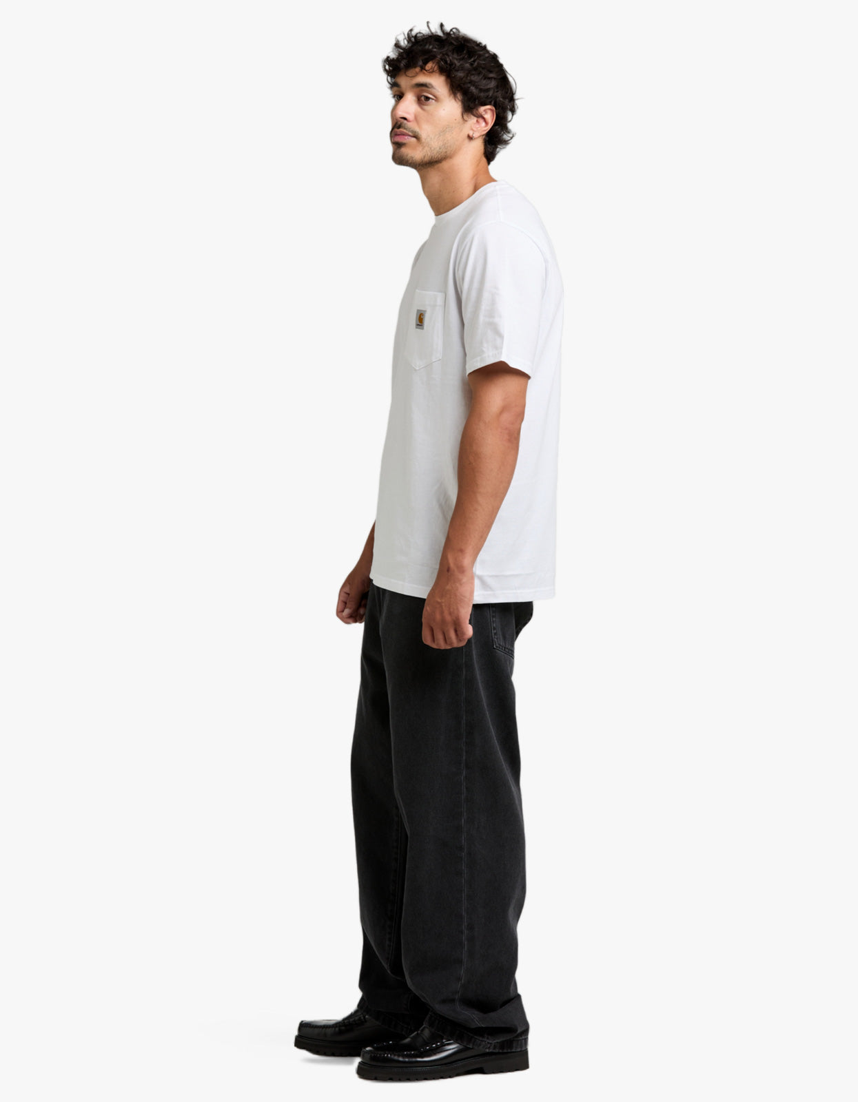 Landon Pant - Black (Stone Washed)