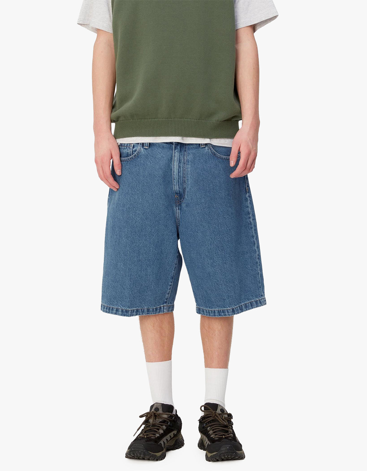 Landon Short - Blue Heavy Stone Washed