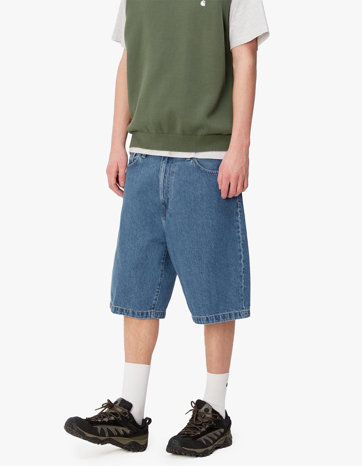 Landon Short - Blue Heavy Stone Washed