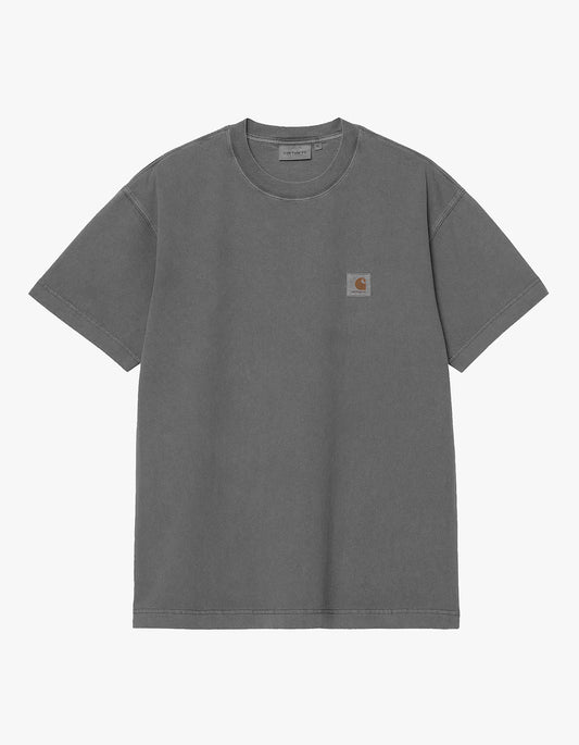 S/S Vista T Shirt - Black Garment Dyed