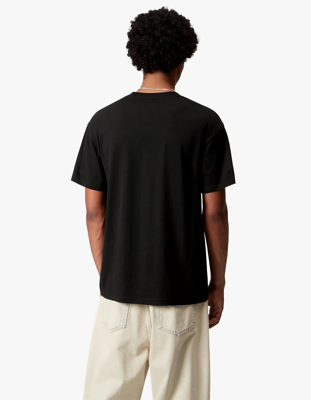 S/S Pocket Heart T Shirt - Black/Red