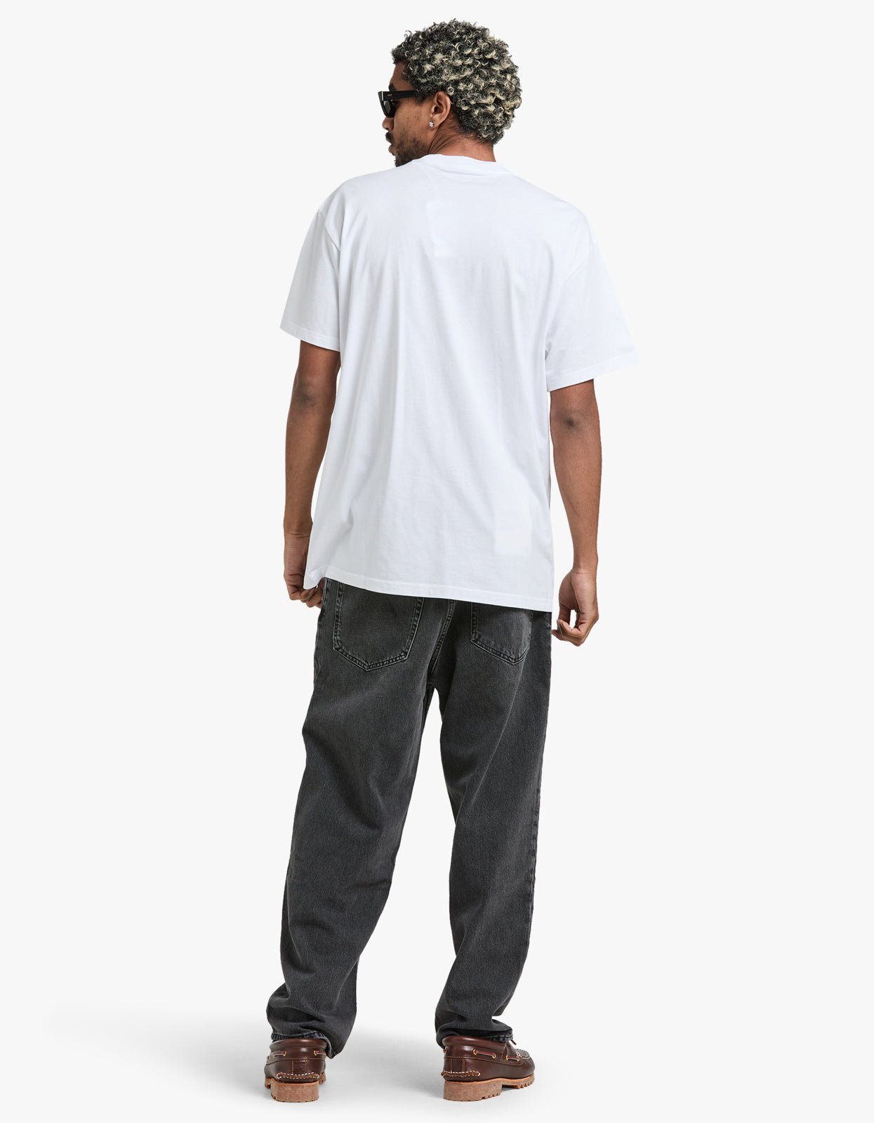 S/S Pocket Heart T Shirt - White/Red