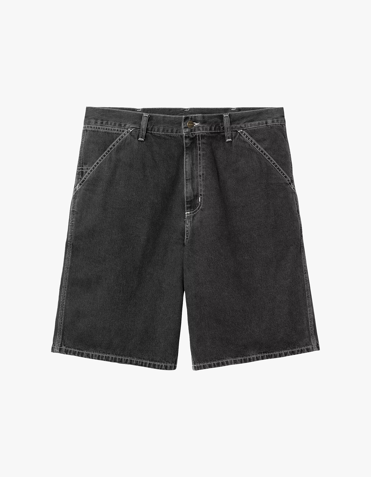 Simple Short - Black Heavy Stone Wash