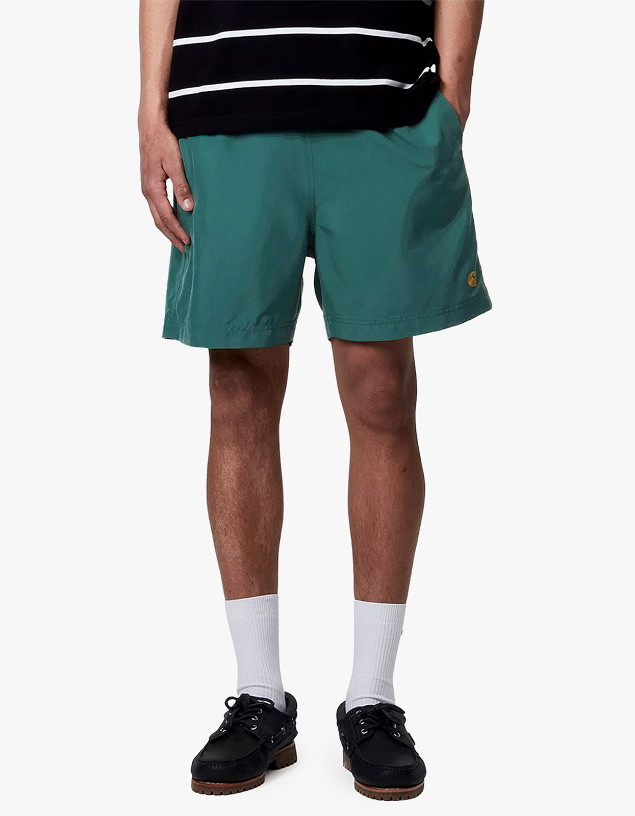 Chase Swim Trunks - Rainforest/Gold