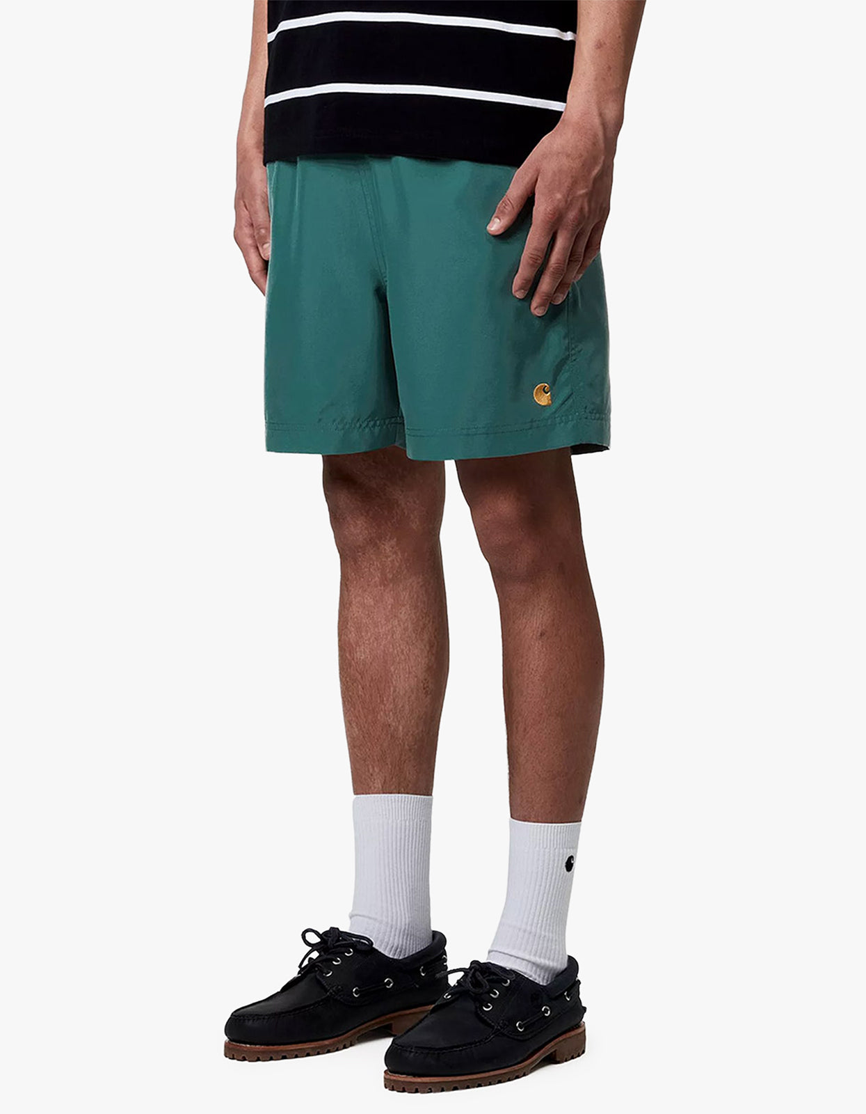 Chase Swim Trunks - Rainforest/Gold