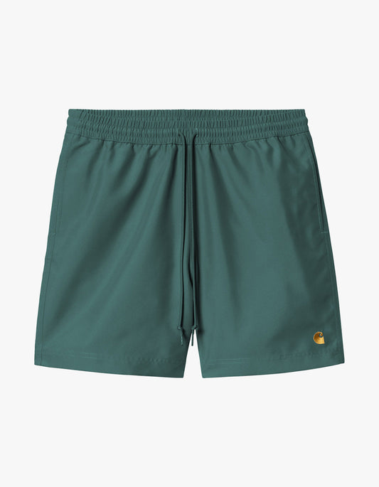 Chase Swim Trunks - Rainforest/Gold