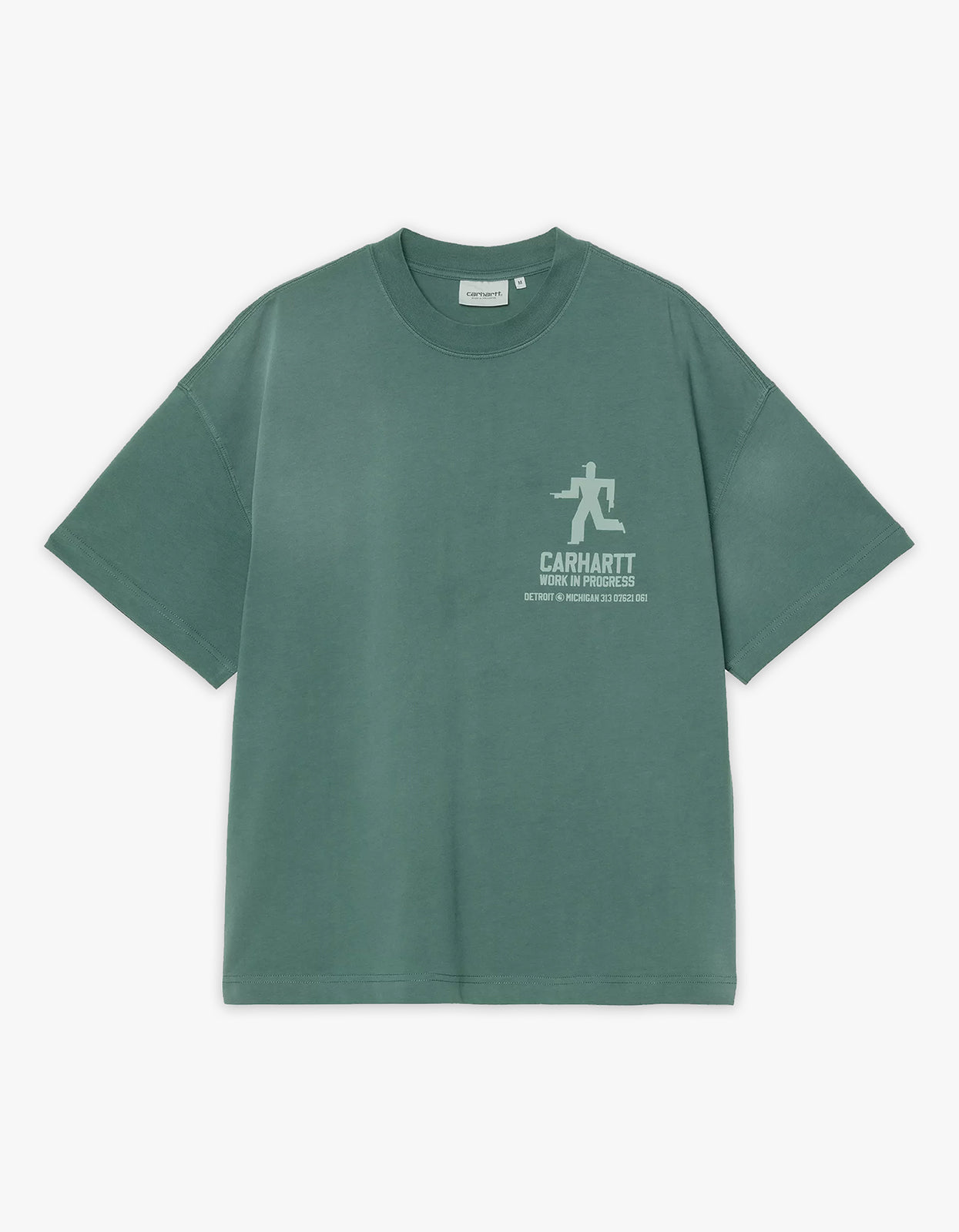 S/S Distance T Shirt - Dark Fir Stone Dyed