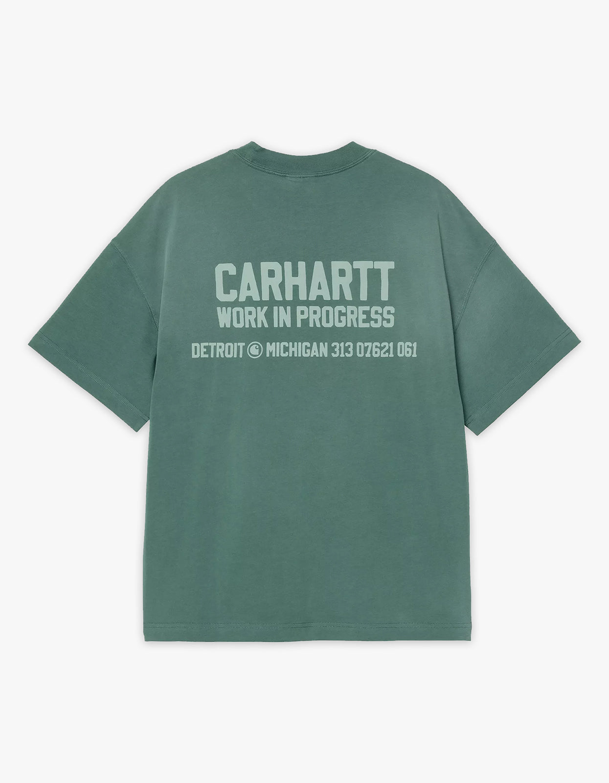 S/S Distance T Shirt - Dark Fir Stone Dyed