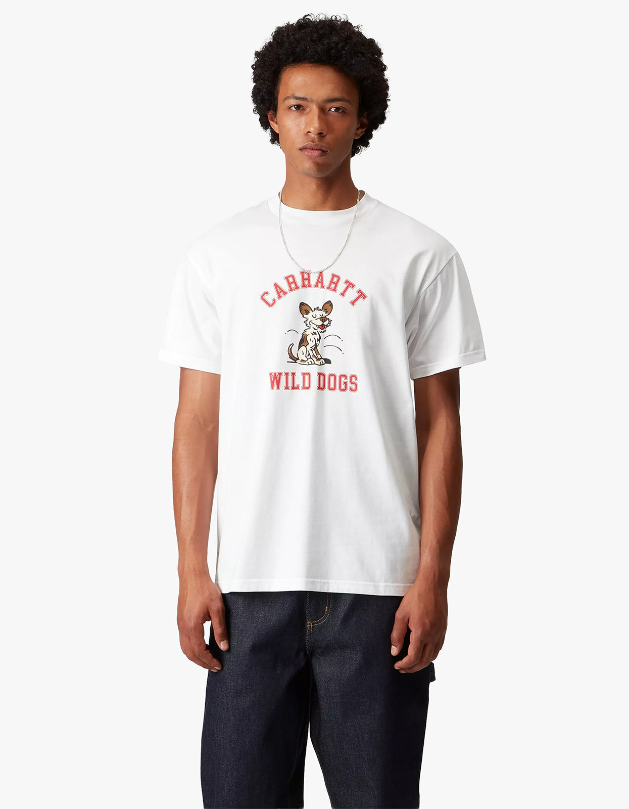 S/S Wild Dog T Shirt - White