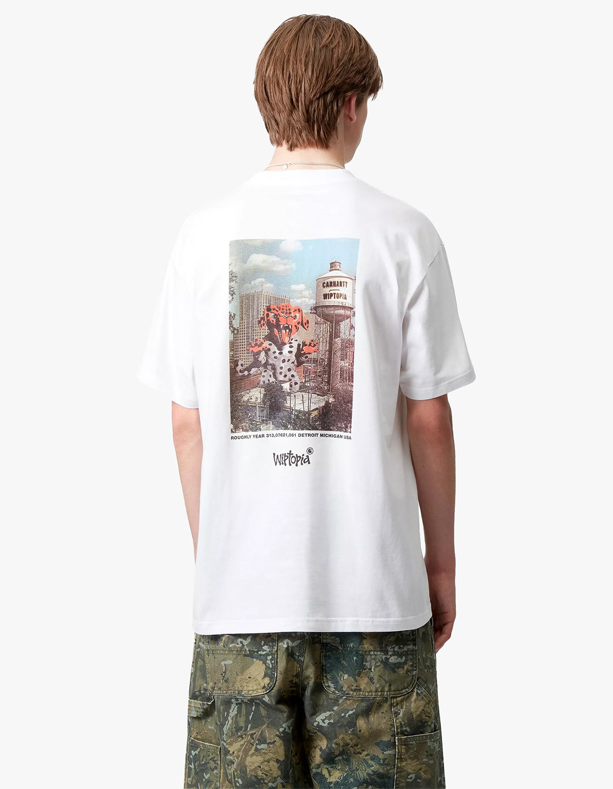 S/S Wiptopia T Shirt - White
