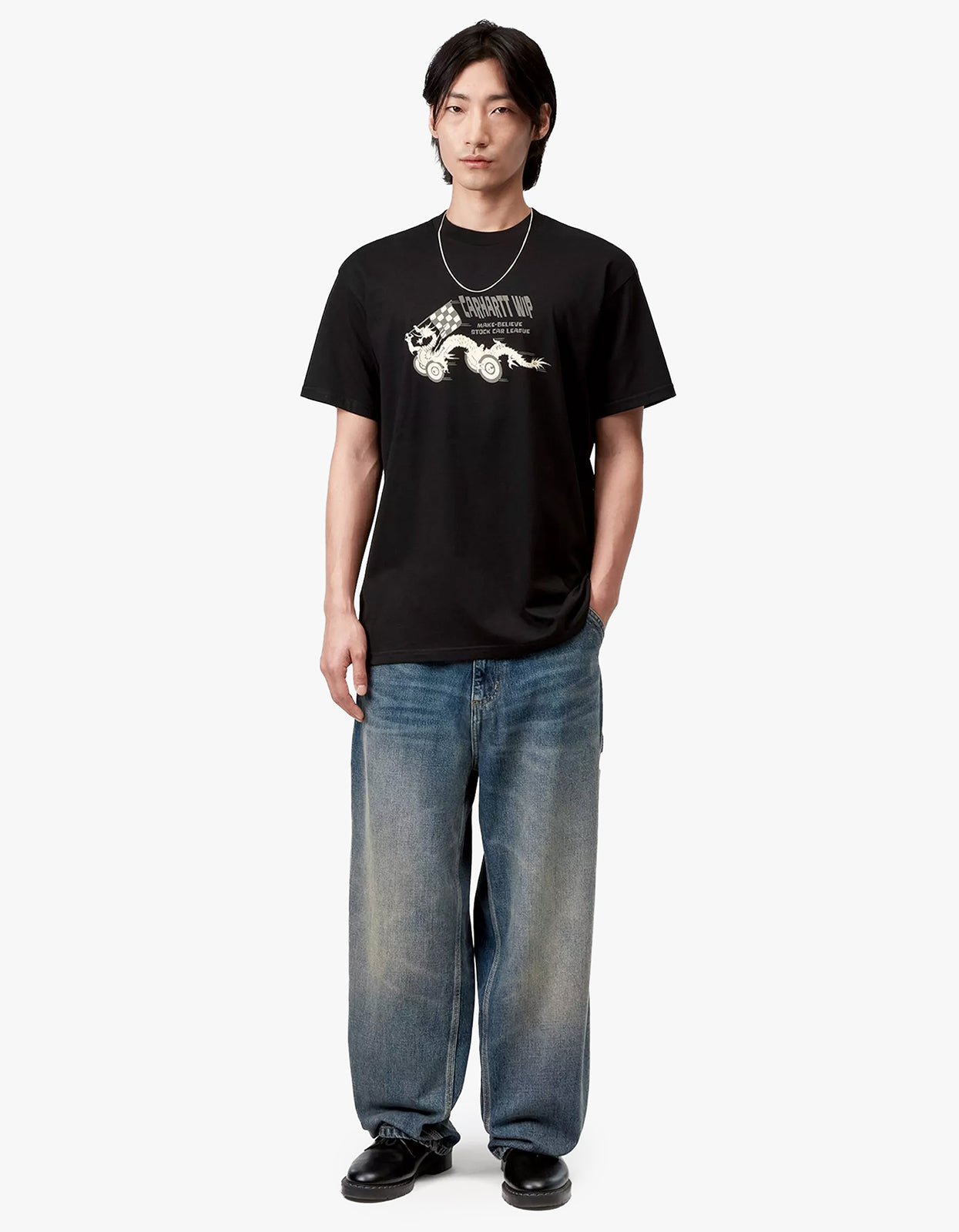 S/S Make Believe League T Shirt - Black