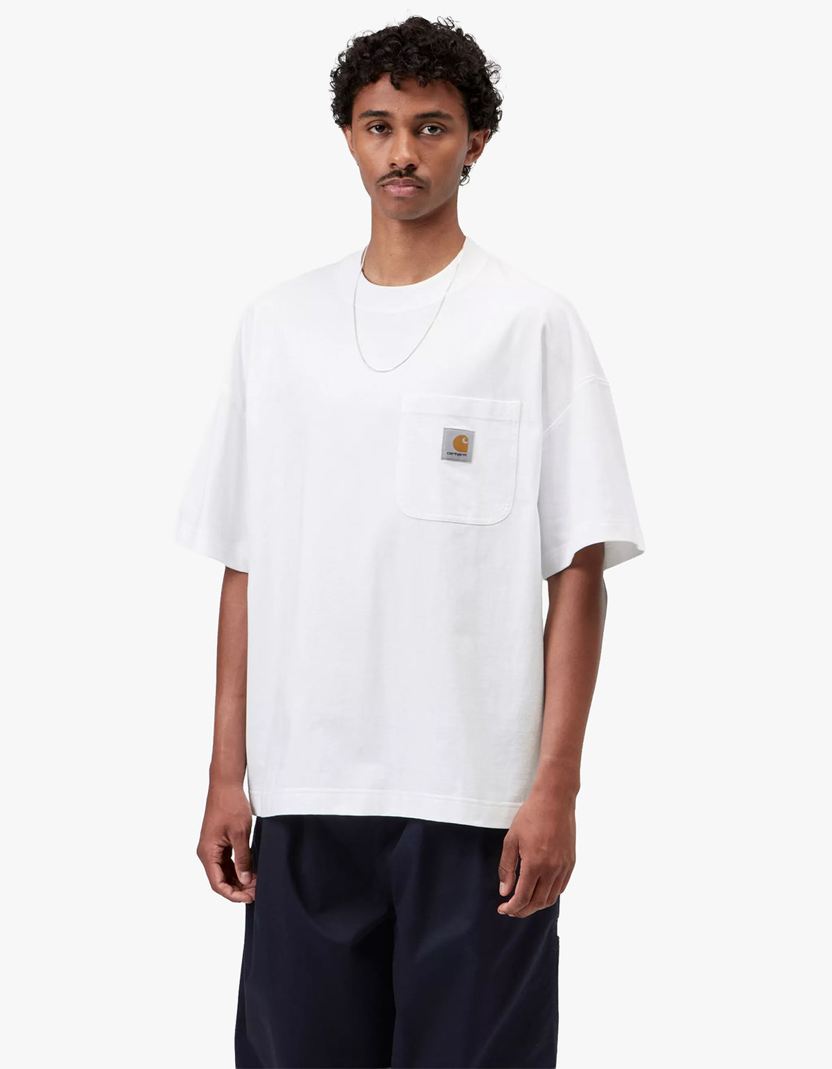 S/S Work Pocket T Shirt - White