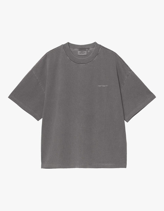 S/S Benton T Shirt - Graphite Garment Dyed