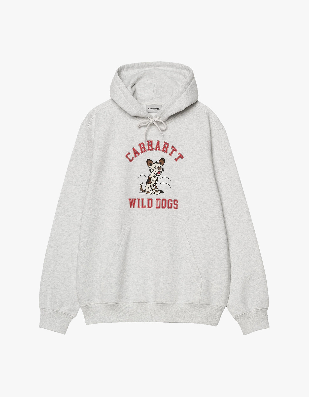 Hooded Wild Dog Sweat - Ash Heather