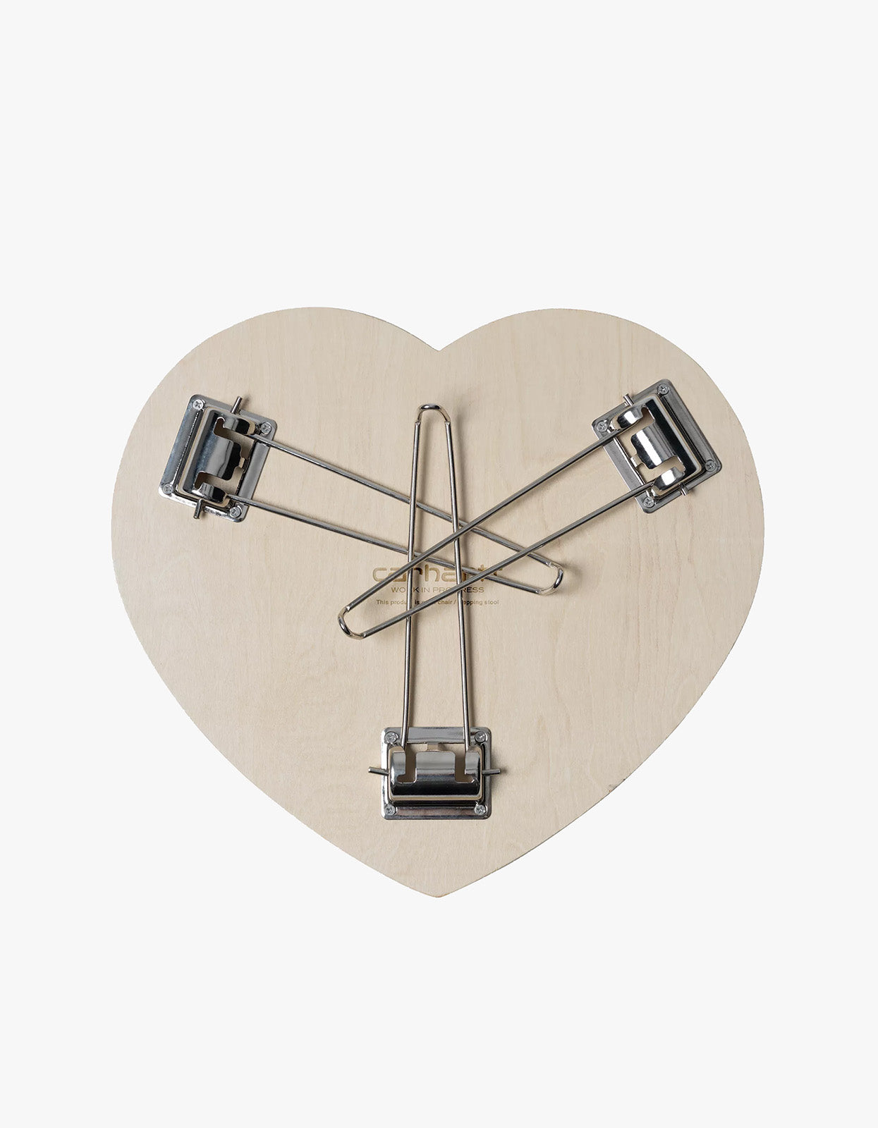 Heart Folding Table - Black/White