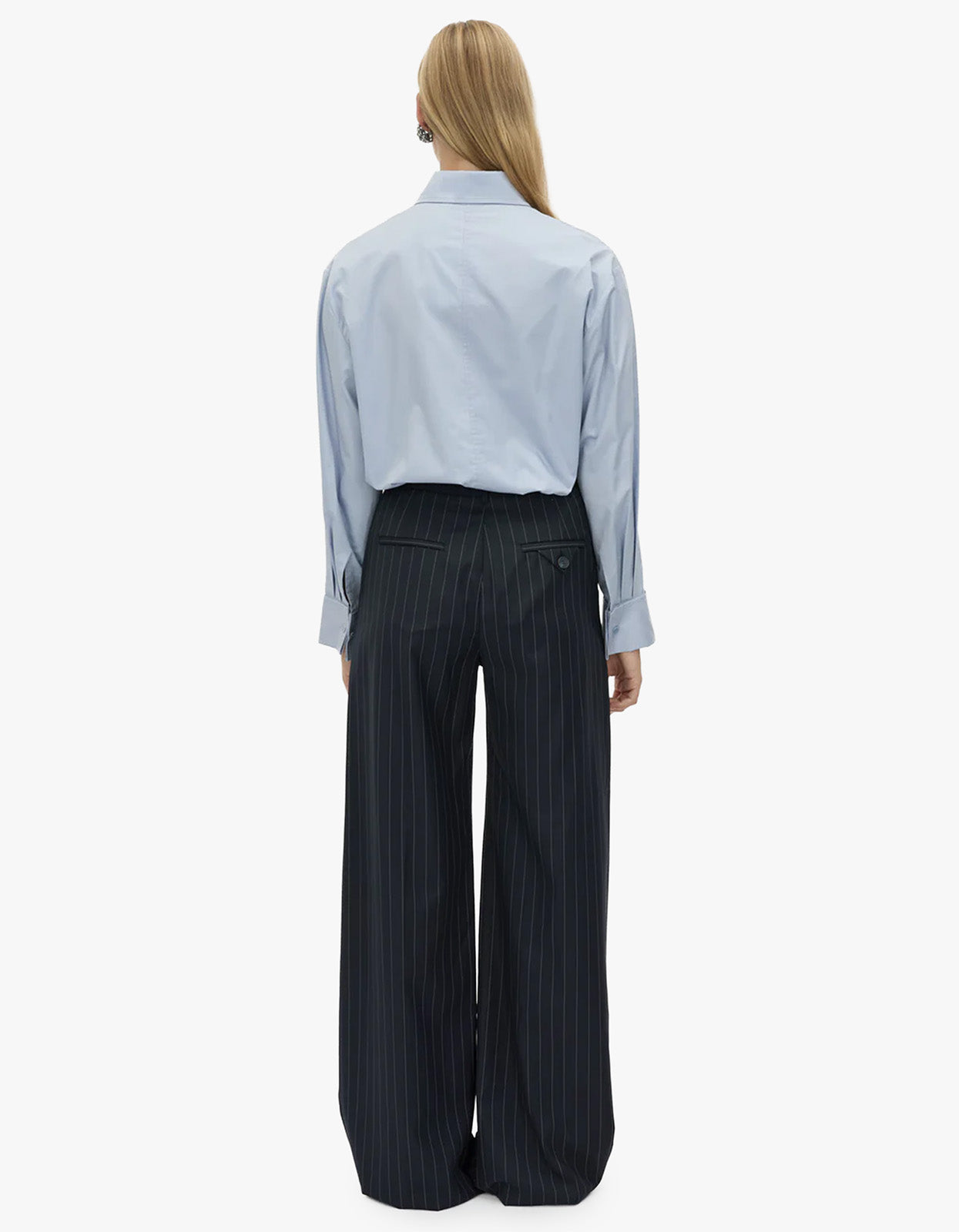 Brody Pant - French Navy Stripe