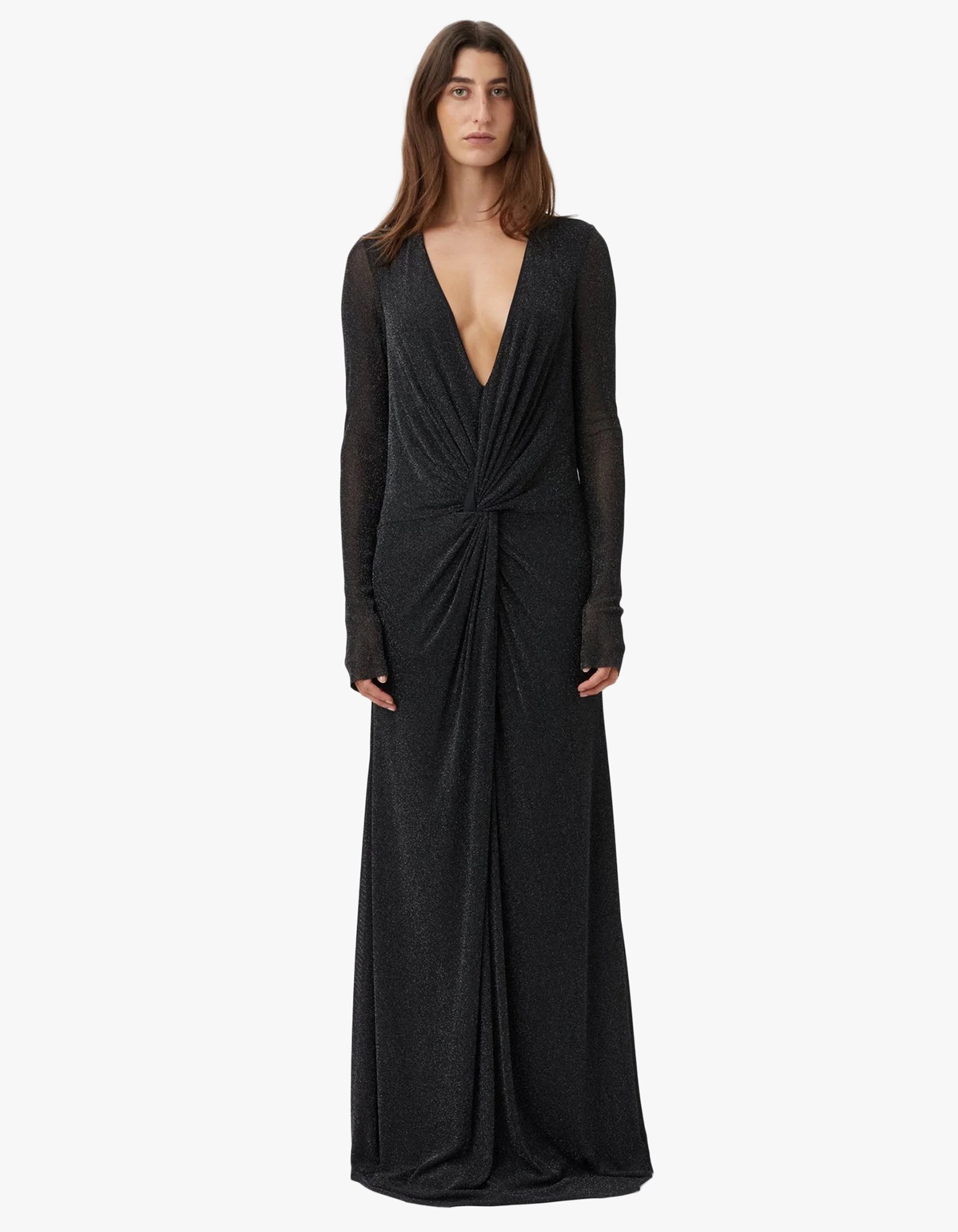 Superette Marcello Twist Maxi Dress Black