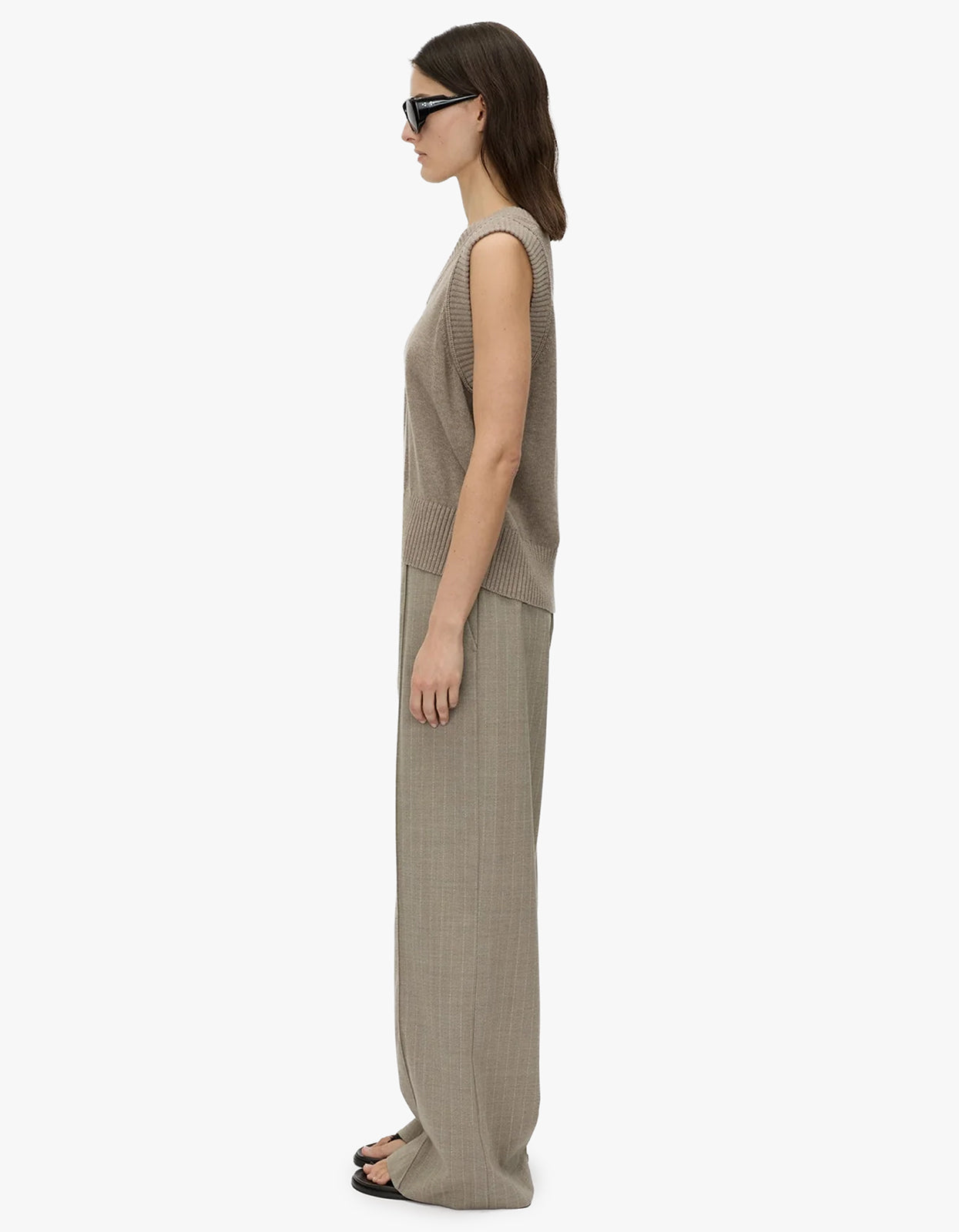 Arnelle Pant - Natual Pinstripe