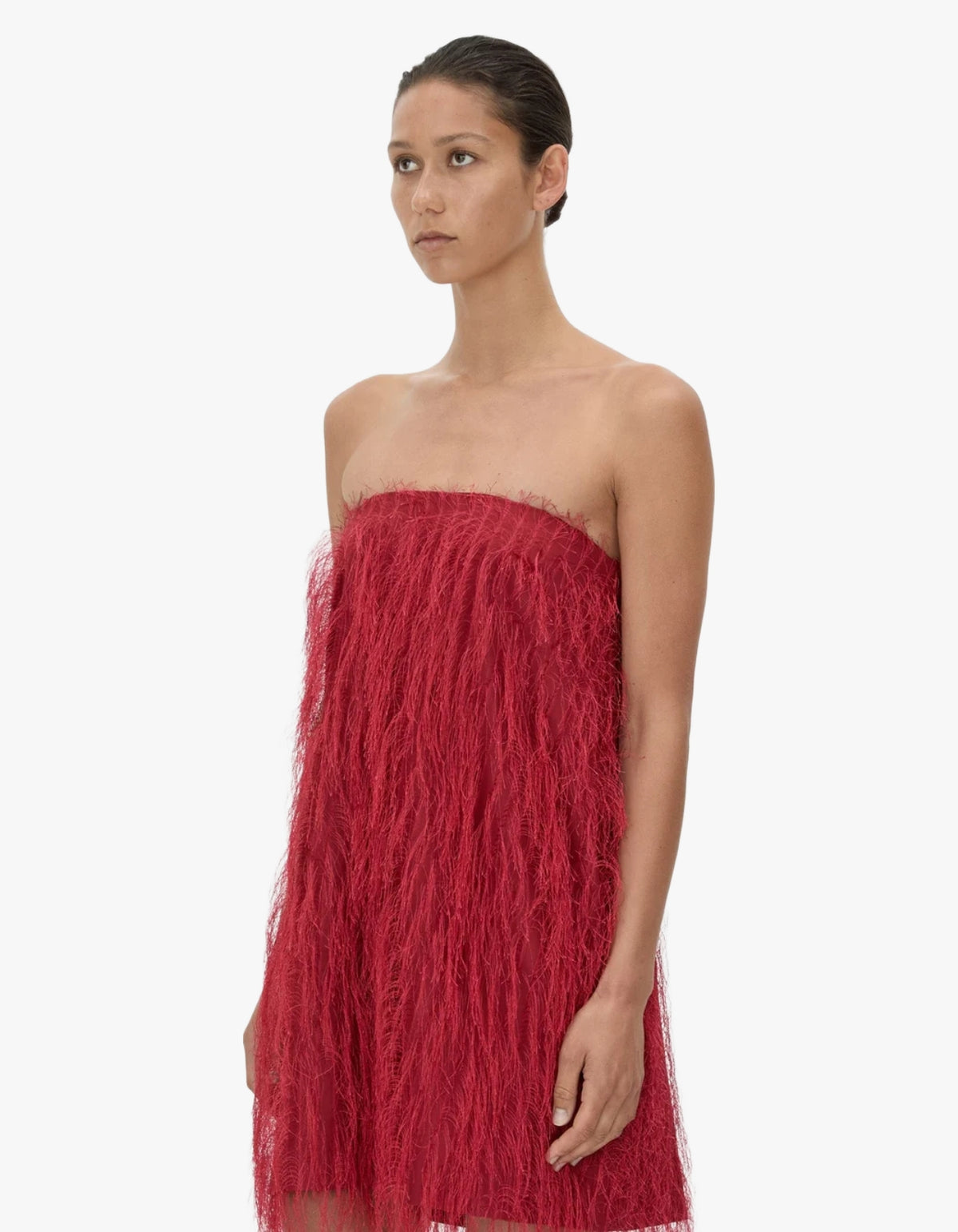 Evia Mini Dress  - Lipstick Red