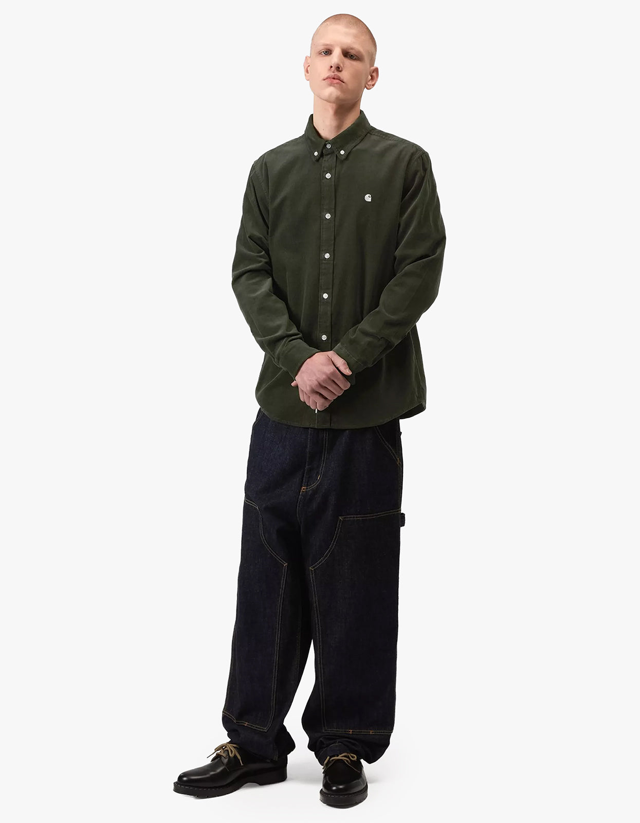 L/S Madison Fine Cord Shirt - Opuntia/Wax