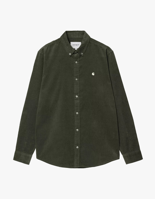 L/S Madison Fine Cord Shirt - Opuntia/Wax