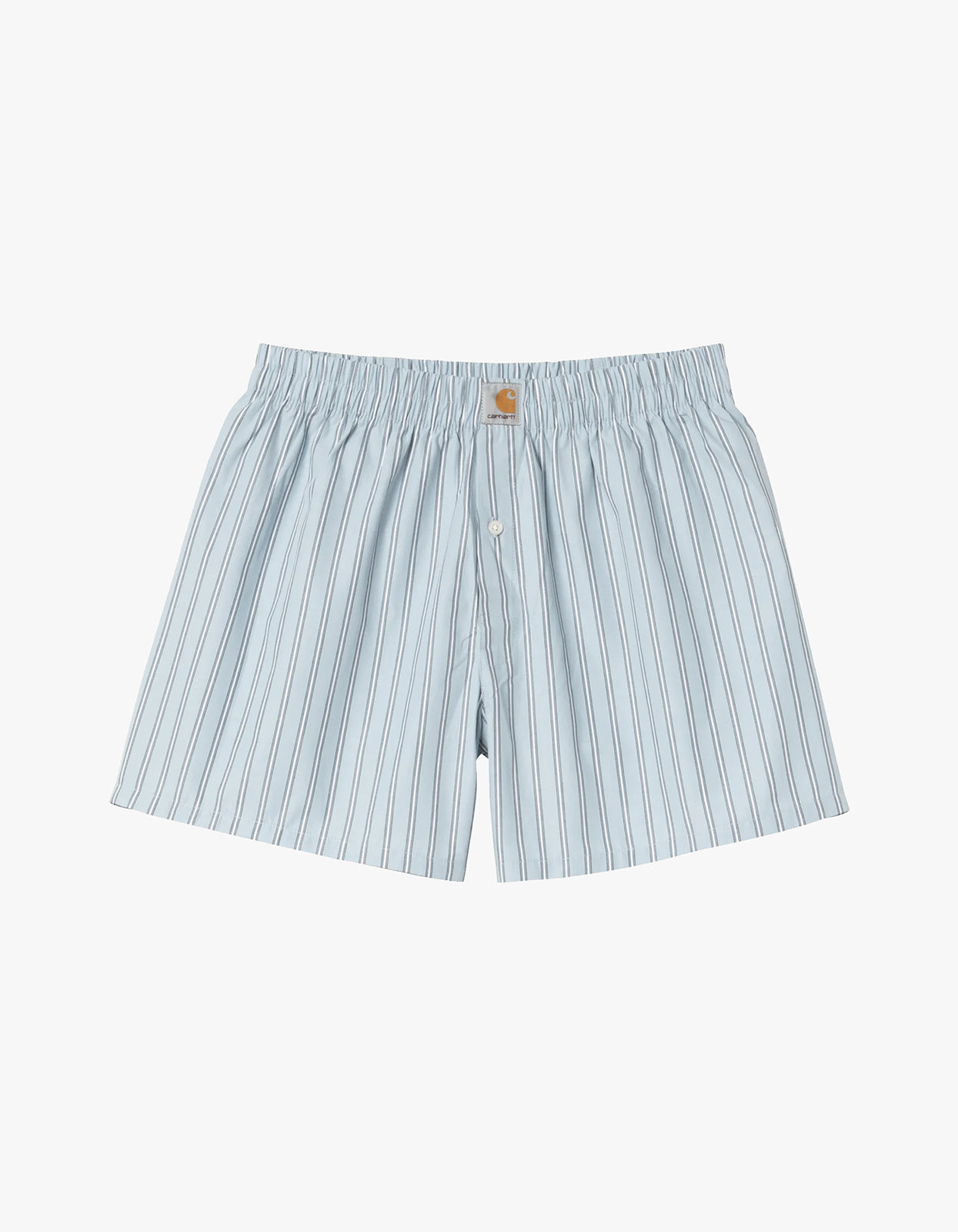 Cotton Boxer - Grimsby Stripe, Blue Fog