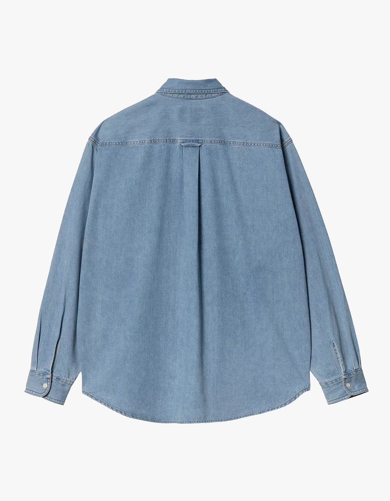 L/S Lucas Shirt - Blue Bleached