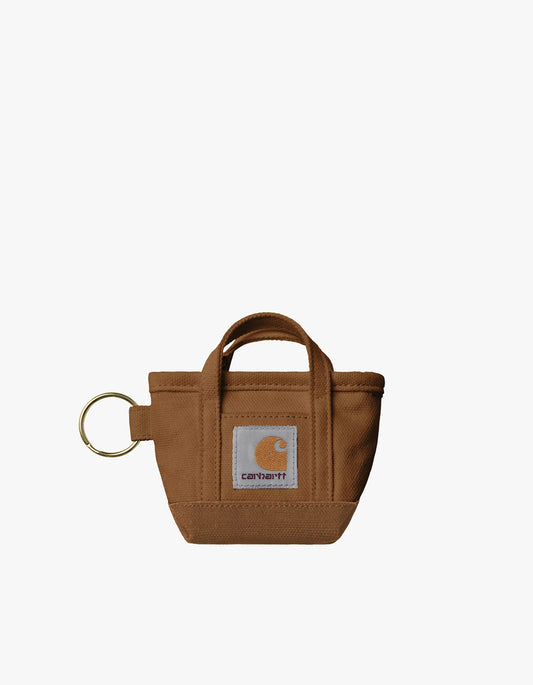 Mini Tote Bag Keychain - Hamilton Brown