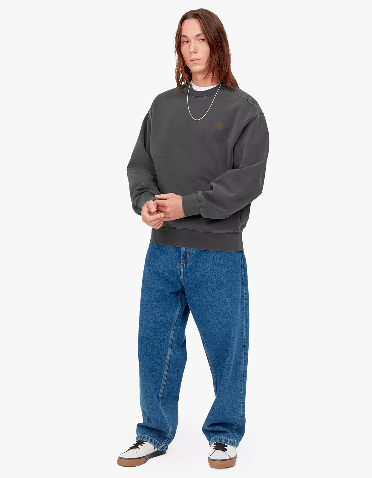 Nelson Sweat - Black Garment Dyed