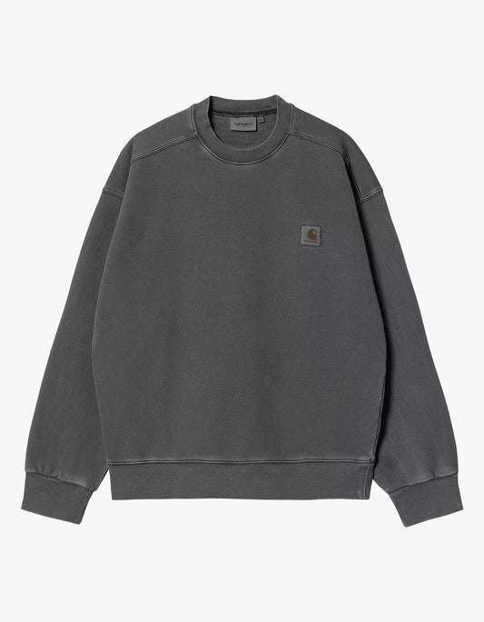 Nelson Sweat - Black Garment Dyed