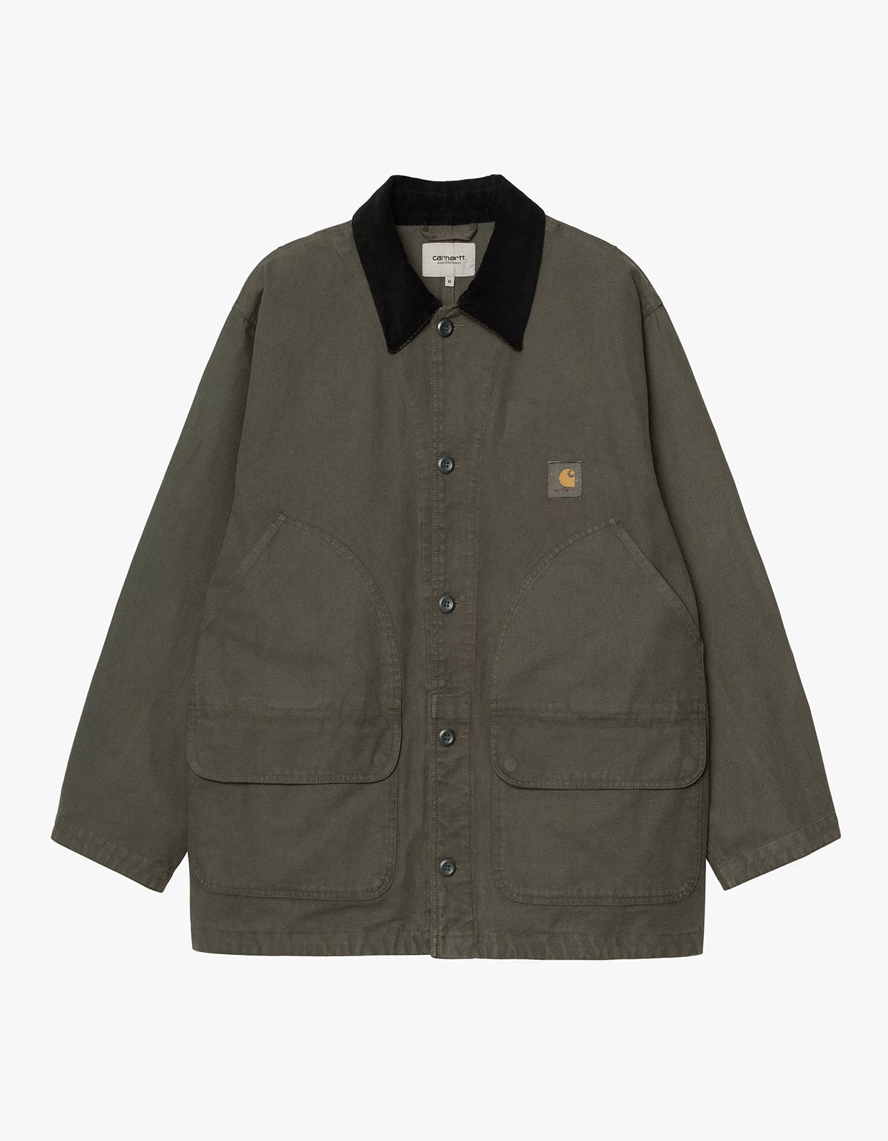 Prescott Coat - Oxide Green/Black (Garment Dyed)