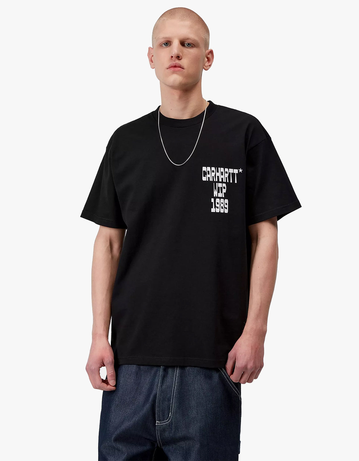 S/S Blocks T Shirt - Black