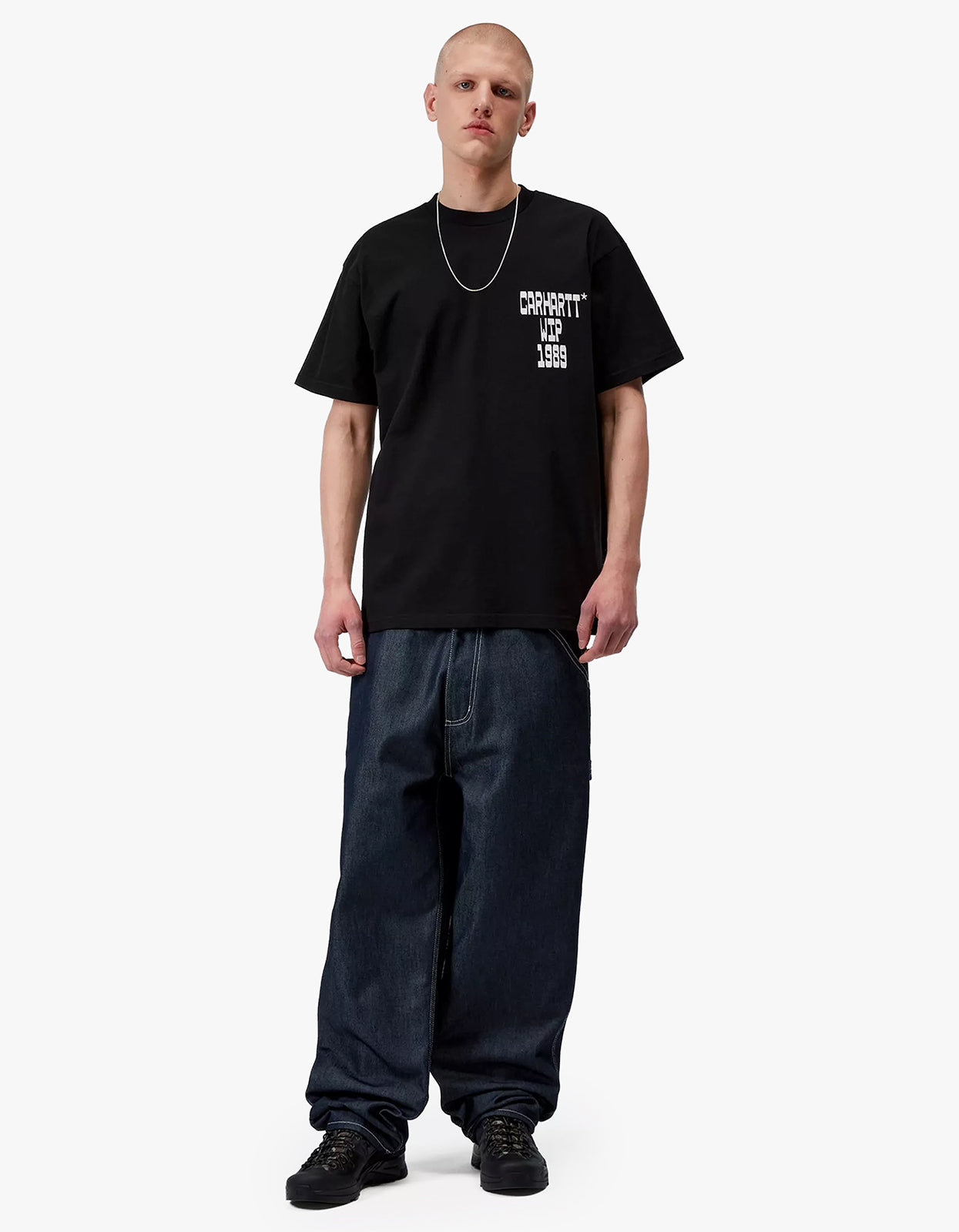 S/S Blocks T Shirt - Black
