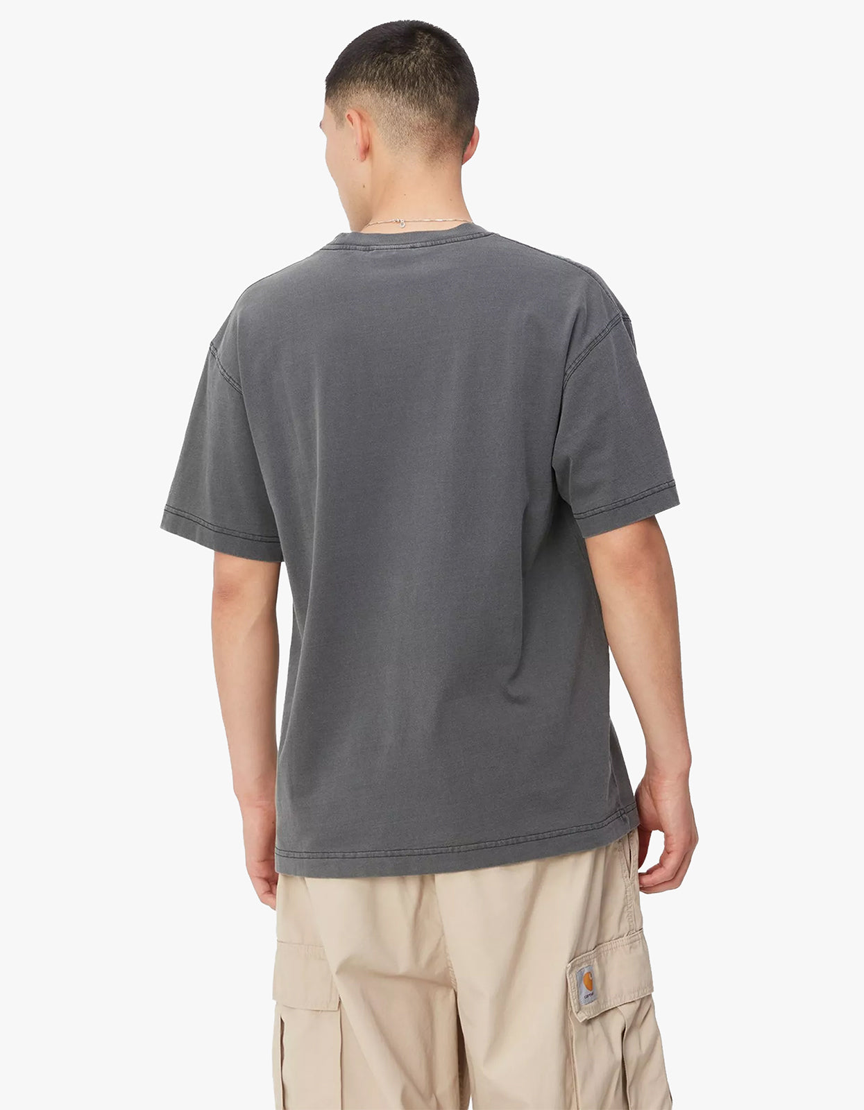 S/S Nelson T Shirt - Black Garment Dyed