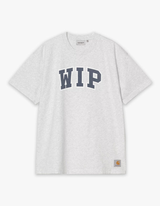 S/S WIP III T Shirt - Ash Heather Heavy Stone Wash