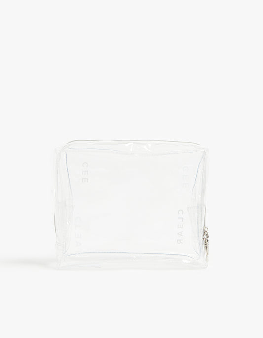 Clear Large Cosmetic Case - Transparent