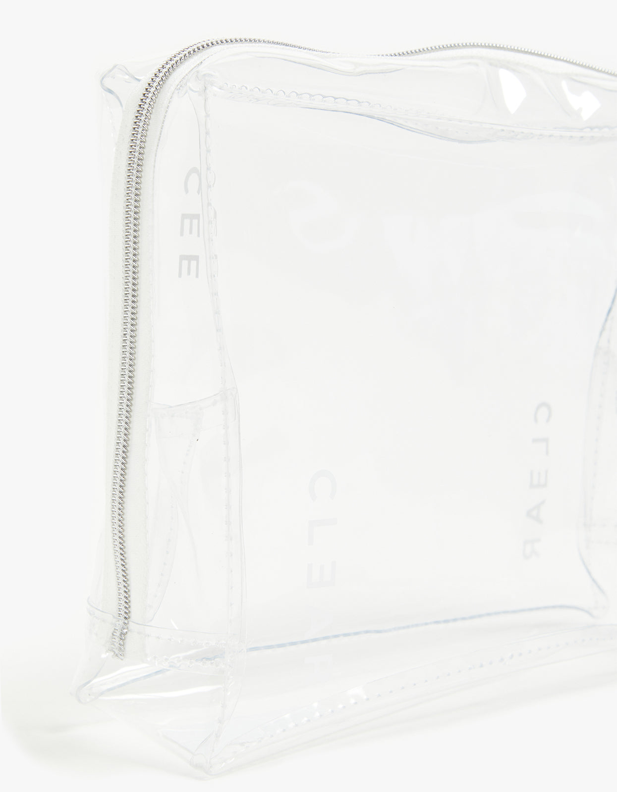 Clear Large Cosmetic Case - Transparent