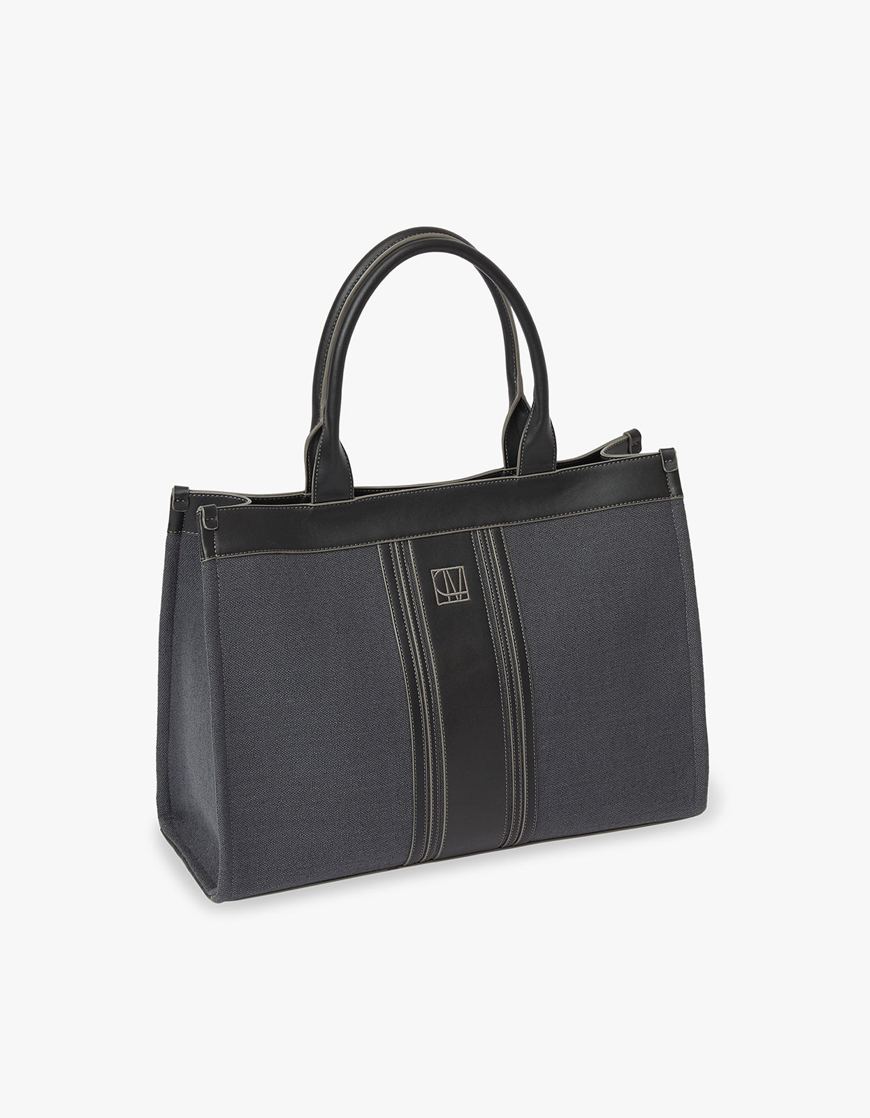 Dark grey tote bag hotsell